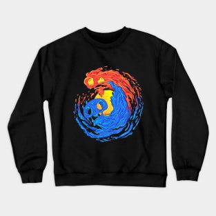 Yin and Yang in Multiverse Crewneck Sweatshirt